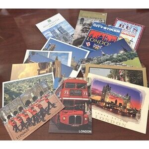London Lot Of  16 Vintage Postcards (Save Your Butt From Your Lies London Pack)!